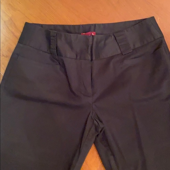 Miss Bison Wide Leg Black Slacks - Picture 2 of 4